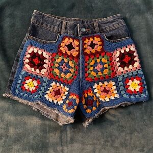 FARM Rio for Anthropologie Jean Shorts